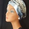 Reversible satin head wrap by Satin Creations