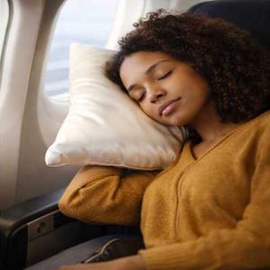 Travel Pillow with Satin Pillowcase - made in Canada